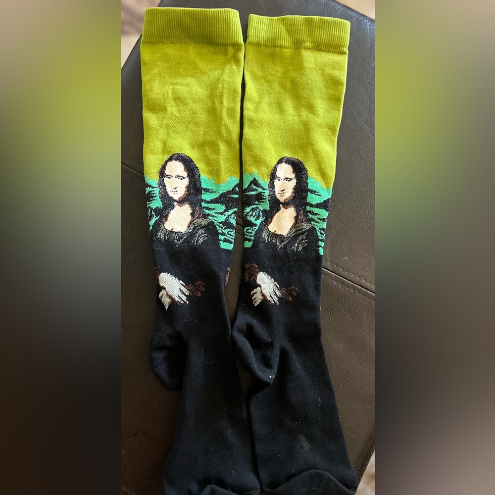 Mona Lisa Art Compression Socks